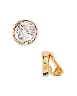 kenneth jay lane coin earrings