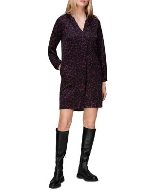 Smudge Animal Frill Dress