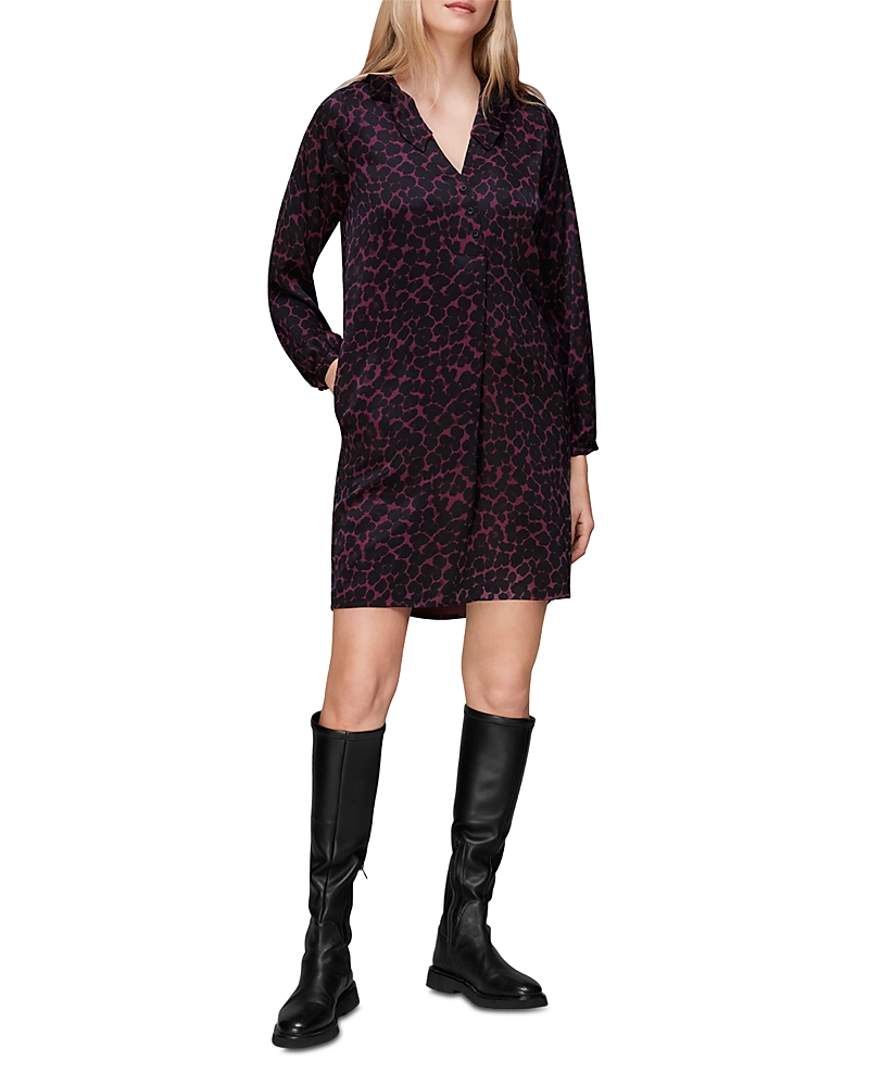 Whistles Smudge Animal Frill Dress