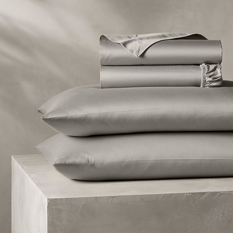 Boll & Branch Reserve Sheet Set, California King In Pewter
