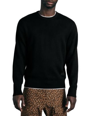 rag & bone - York Wool Blend Solid Relaxed Fit Crewneck Sweater