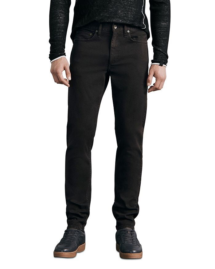 rag & bone - Fit 2 Authentic Stretch Slim Fit Jeans in Coffee