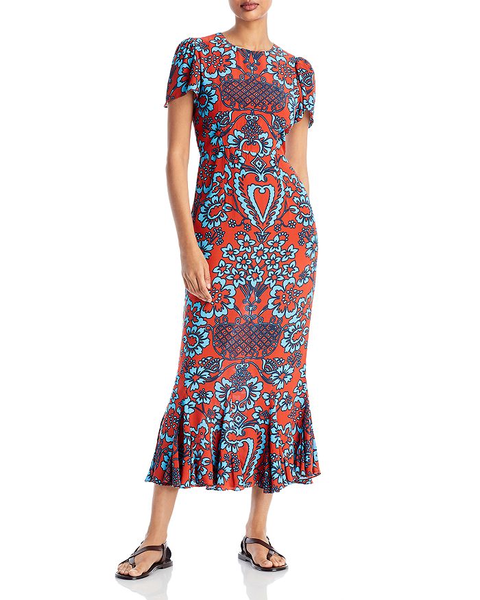 RHODE Lulani Midi Dress | Bloomingdale's