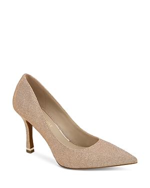 Kenneth Cole Women's Romi Pointed Toe High Heel Pumps In Light Gold