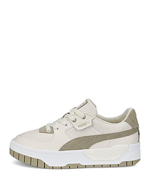 Puma Women's Cali Dream Colorpop Low Top Platform Sneakers In Marshmallow/white/pebble Gray