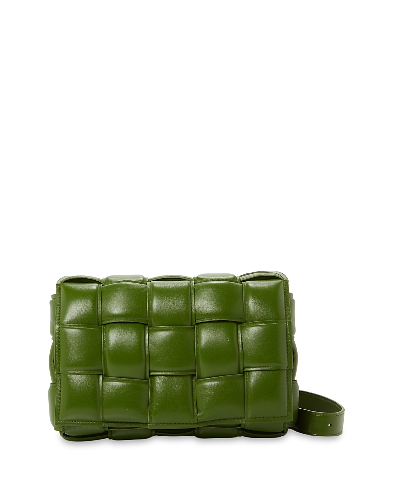 Bottega Veneta Padded Cassette Crossbody In Avocado/gold