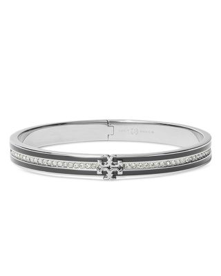 tory burch sterling silver id bracelet