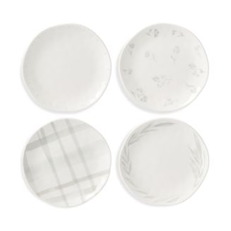 Bloomingdale's | Lenox Oyster Bay Tidbit Plates in Assorted Patterns, Set of 4