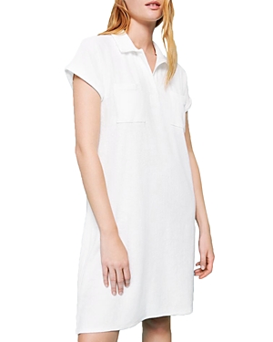 Shop Vilebrequin Louve Terry Polo Dress Swim Cover-up In Craie
