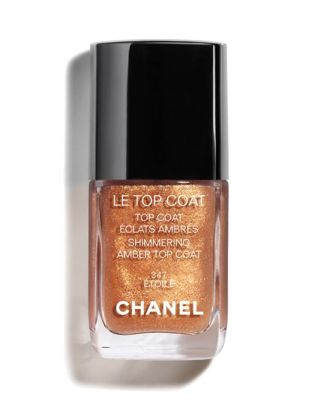 CHANEL LE TOP COAT Shimmering Amber Top Coat | Bloomingdale's
