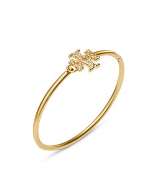 Tory Burch - Eleanor Pave Hinged Bangle