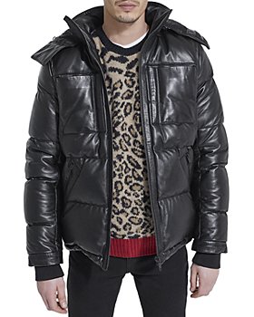 The Kooples - Leather Puffer Jacket