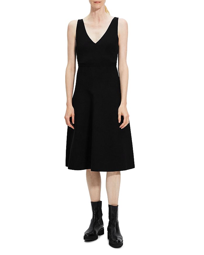 Theory - Sleeveless Fit and Flare Dress