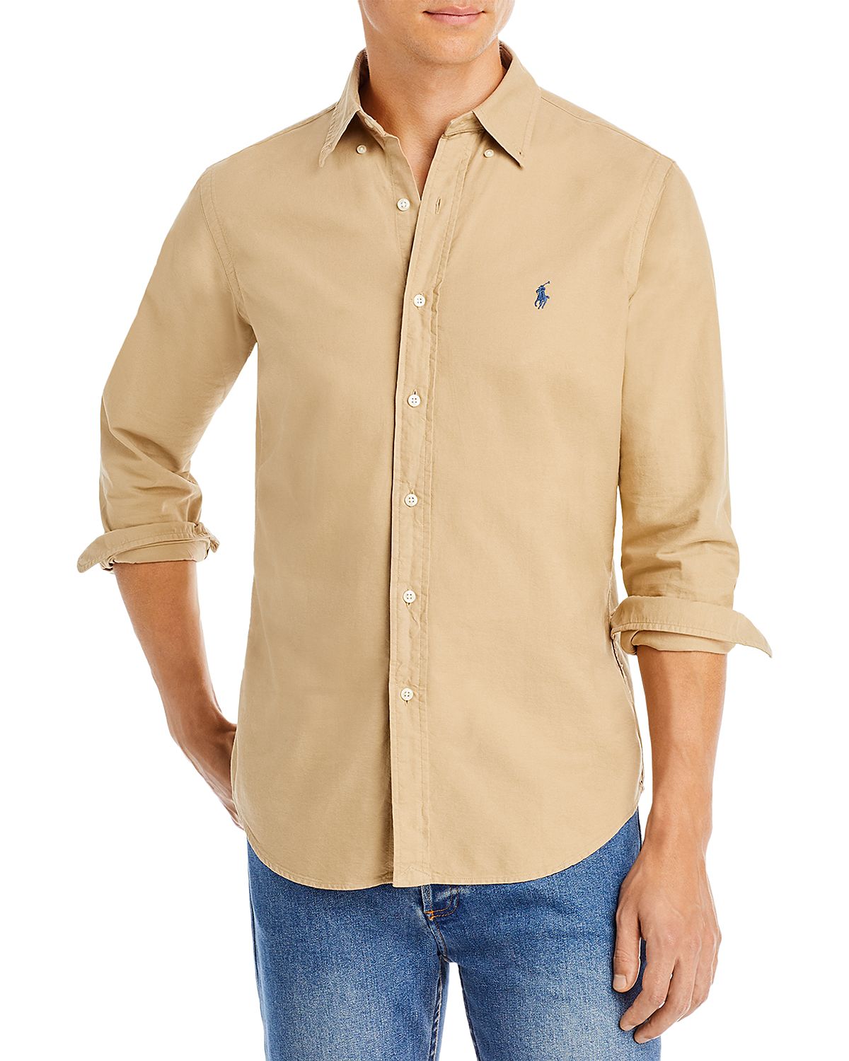 Polo Ralph Lauren Classic Fit Long Sleeve Cotton Oxford Button Down Shirt