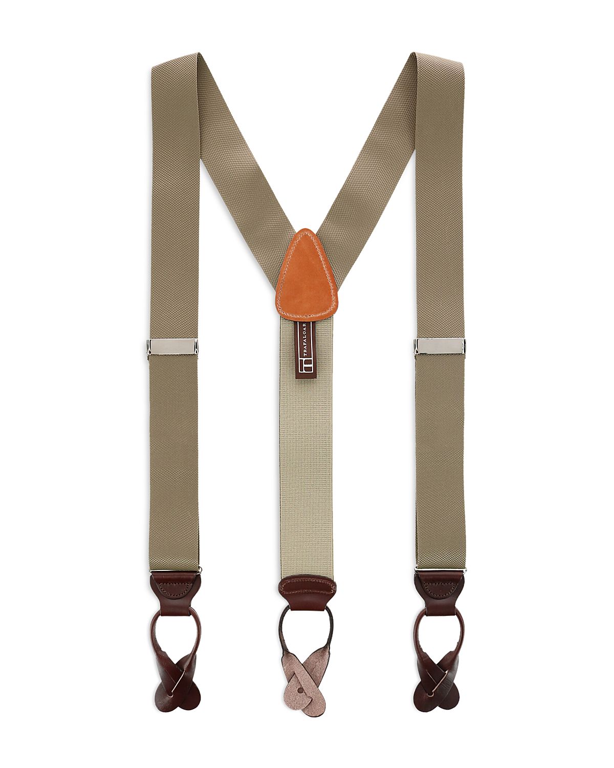 Trafalgar Hudson Nylon Button End Suspenders