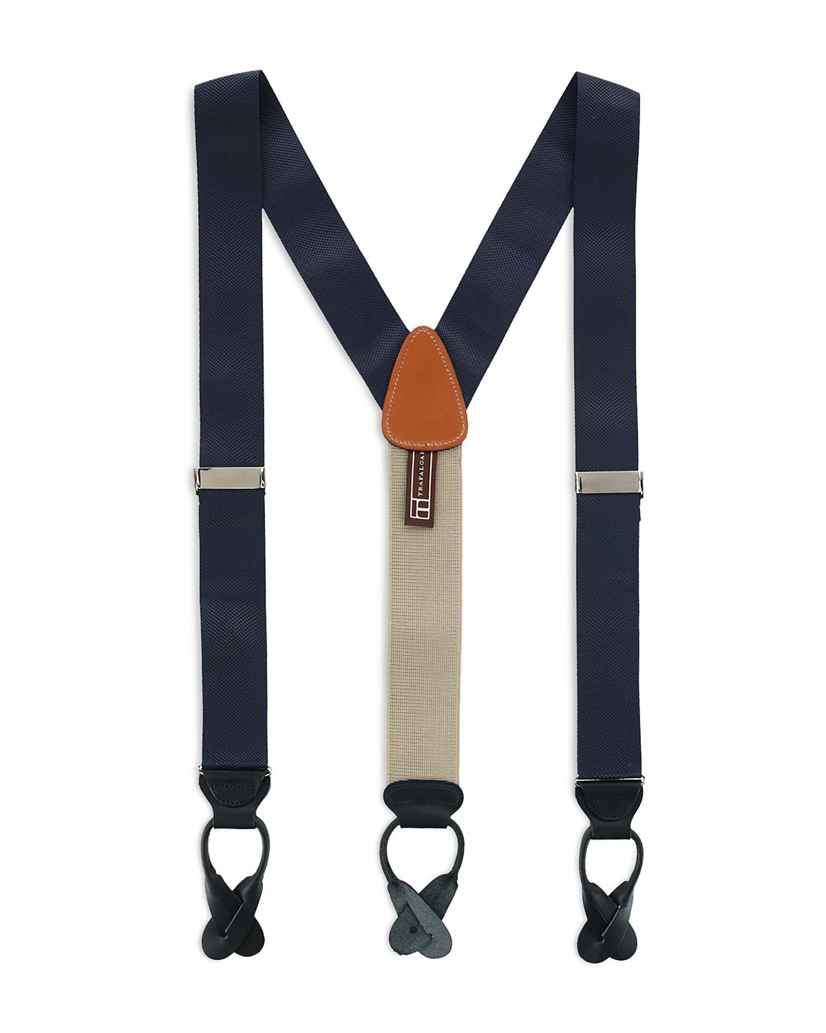 Trafalgar Hudson Nylon Button End Suspenders