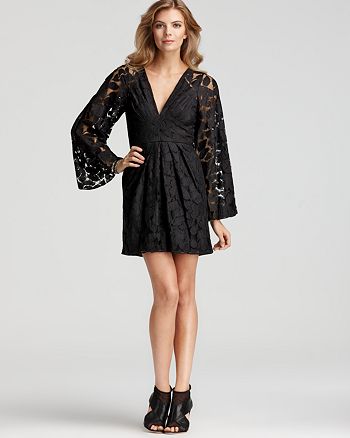 BCBGeneration Dress - Bell Sleeve Lace | Bloomingdale's