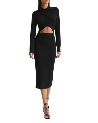 REISS Ellen Cutout Knit Bodycon Dress Bloomingdale's
