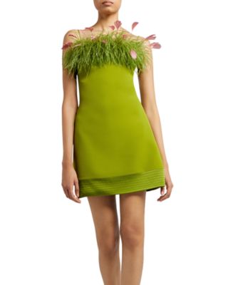 bloomingdales feather dress