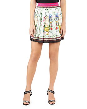 Versace Jeans Couture - Printed Pleated Mini Skirt