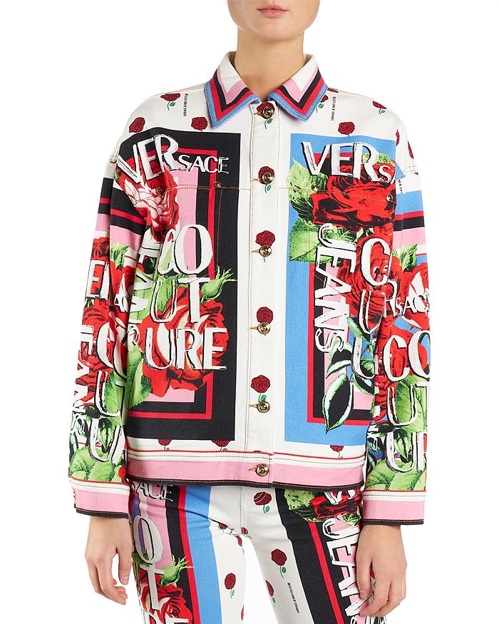 Jeans Couture Printed Jacket |