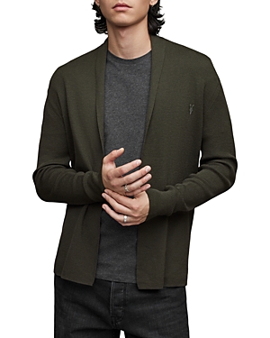 ALLSAINTS MODE MERINO WOOL OPEN CARDIGAN