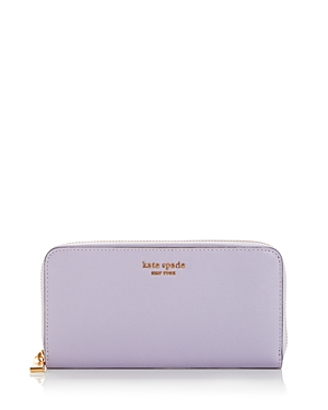 KATE SPADE KATE SPADE NEW YORK MORGAN SAFFIANO LEATHER ZIP AROUND CONTINENTAL WALLET
