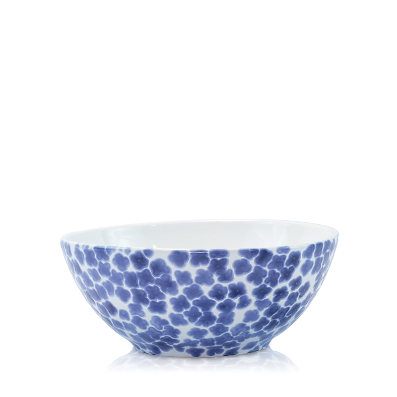 Vietri Viva Santorini Small Flower Serving Bowl In Blue