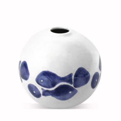 VIETRI - Santorini Fish Round Vase