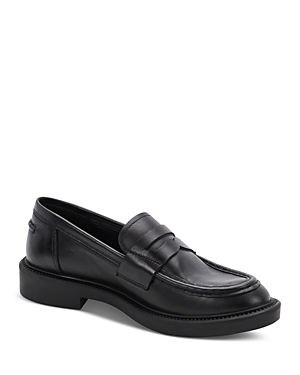 Shop Blondo Women's Halo Slip On Loafer Flats In Black Leather