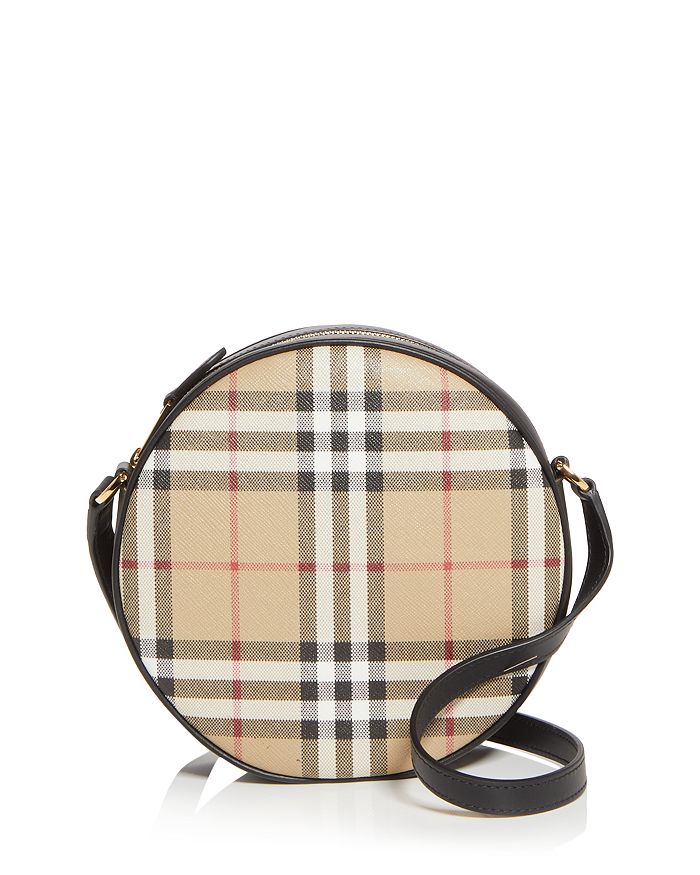 Burberry - Louise Vintage Check Round Convertible Crossbody
