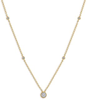 Bloomingdale's - Diamond Solitaire Necklace in 14K Yellow Gold, 0.25 ct. t.w. - 100% Exclusive