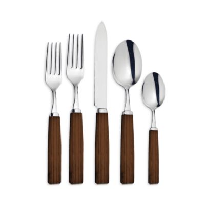 Broggi - Dakar Acacia Flatware 5-Piece Place Setting