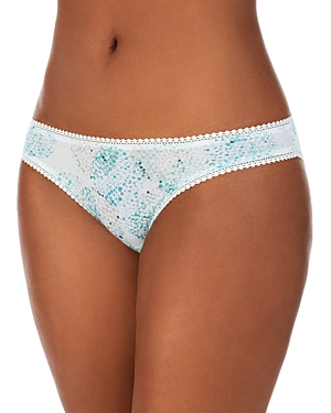 On Gossamer Mesh Hip Bikini In Layered Dot