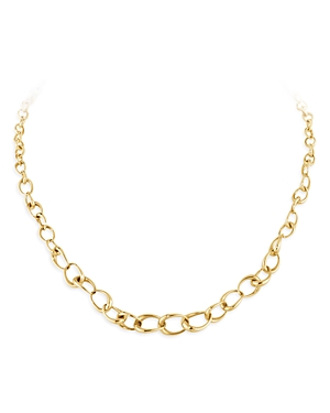 Georg Jensen 18k Yellow Gold Offspring Chain Link Collar Necklace, 17.13