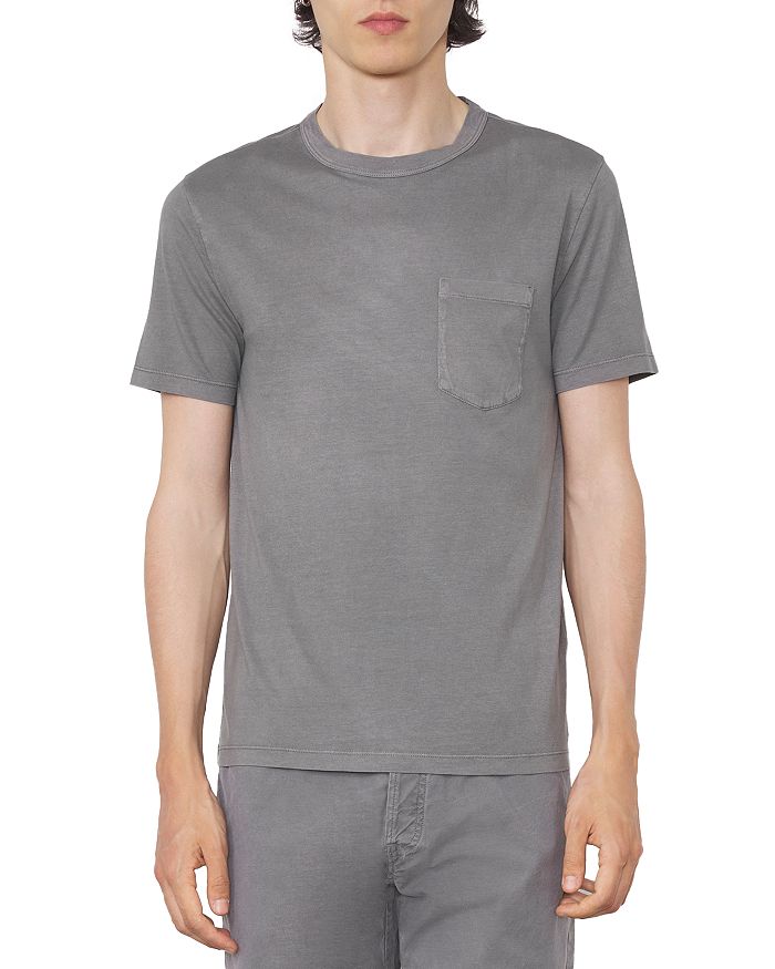 Officine Générale Pigment Dyed Short Sleeve Pocket Tee