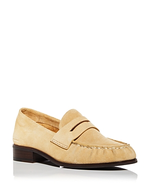 Rag & Bone Beige Sid Loafers In Dune Suede