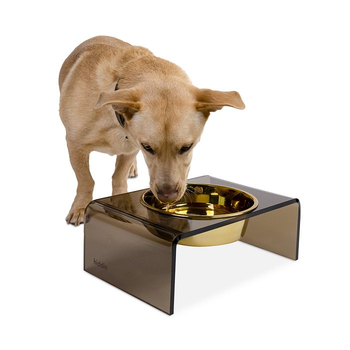 Hiddin - Bronze Single Bowl Dog Feeder
