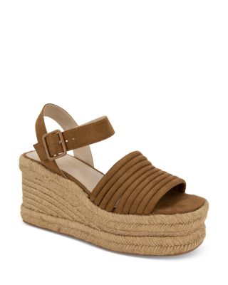 Kenneth Cole Women's Shelby Ankle Strap Espadrille Platform Sandals