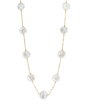 Bloomingdale's Cultured Freshwater Pearl Collar Necklace in 14K Yellow Gold, 18 - 100% Exclusive