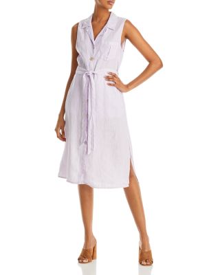 Bella Dahl Linen Belted Sleeveless Dress Bloomingdale s