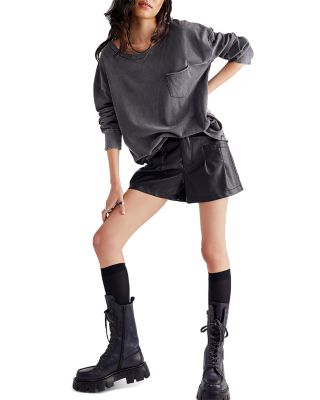 Cotton Fade Into You Long Sleeve Top