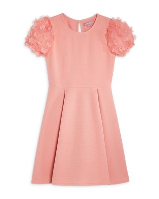 BCBG GIRLS Girls' Floral Appliqu Knit Dress - Big Kid | Bloomingdale's