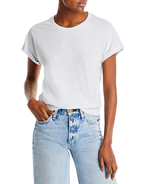 Splendid Skye Cuffed Tee In Light Chicory