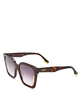 Fendi 55mm discount square sunglasses