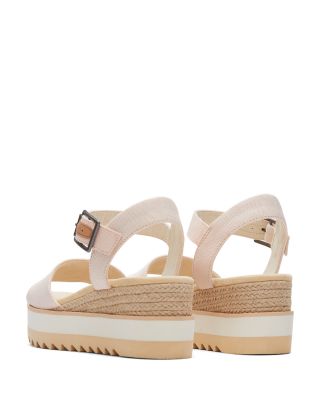 Women's Diana Textile Platform Rope Wedge Sandals
