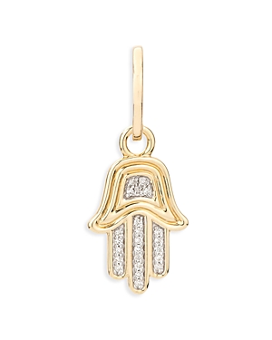 Adina Reyter Groovy Hamsa Charm In Gold