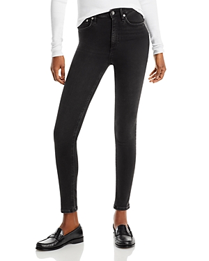 Rag & Bone Nina Coated High-rise Skinny Jeans In Highland