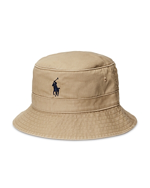 Shop Polo Ralph Lauren Cotton Chino Bucket Hat In Luxury Tan