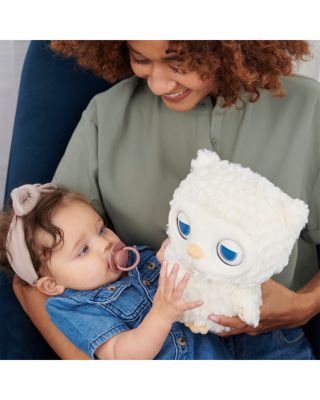 Baby Sleepy Eyes Owl Bedtime Soother Plush Night Light & Sound Machine, 8" - Ages 0+